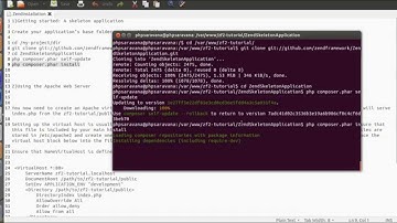 How to install Zend Framework 2 in Ubuntu and set a virtual host for it