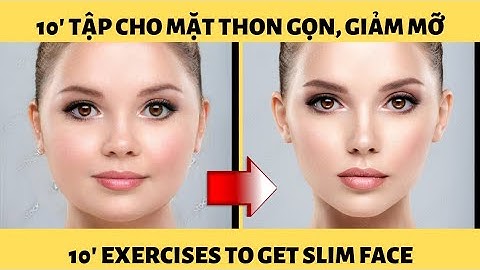 Bài tập thể dục giúp mặt thon gọn năm 2024