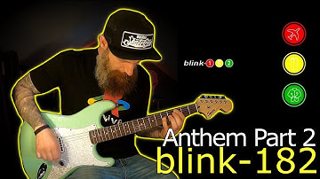 Blink 182 - Anthem Part 2 Guitar Cover - Tom Delonge Strat