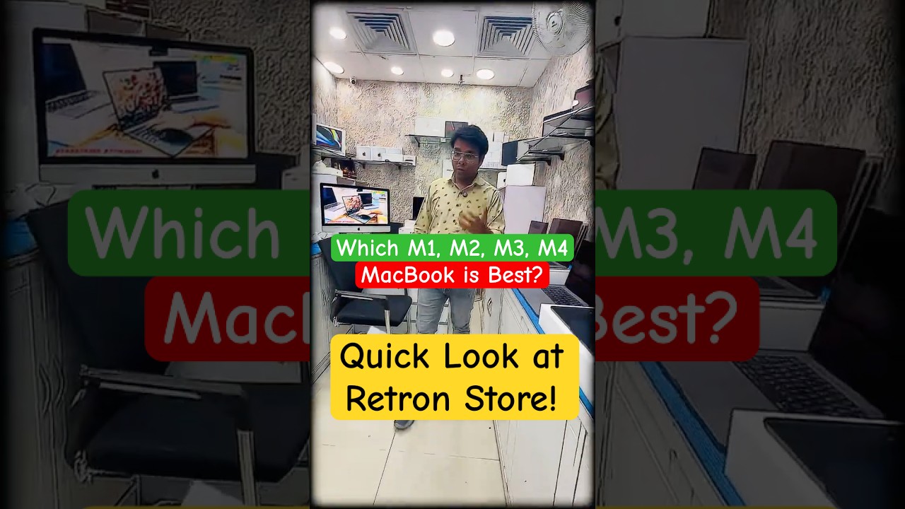 Which M1, M2, M3 MacBook is Best? Quick Look at Retron Store! #macbookdeals #shorts #technology