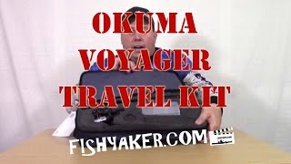 Okuma Voyager Travel Spinning Fishing Rod and Reel Combo Kit