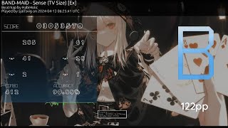 [5.99 ⭐] sjalfsvig | BAND-MAID - Sense (TV Size) [Ex] 90.88%