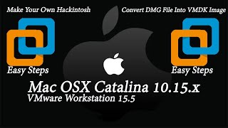 How To Install Mac OSX Catalina On VMware  Convert DMG File Into VMDK - Hackintosh