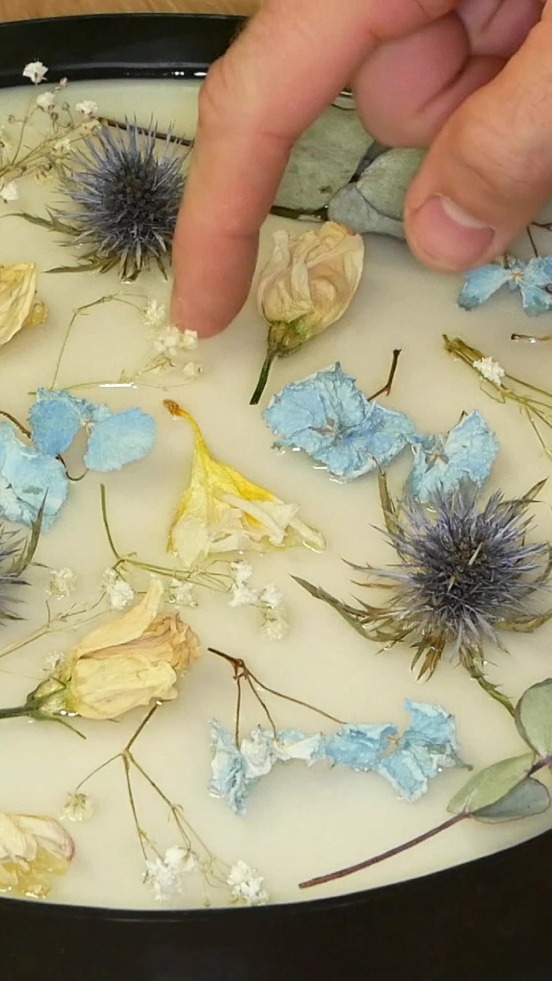 Flower Table with Epoxy Resin - YouTube
