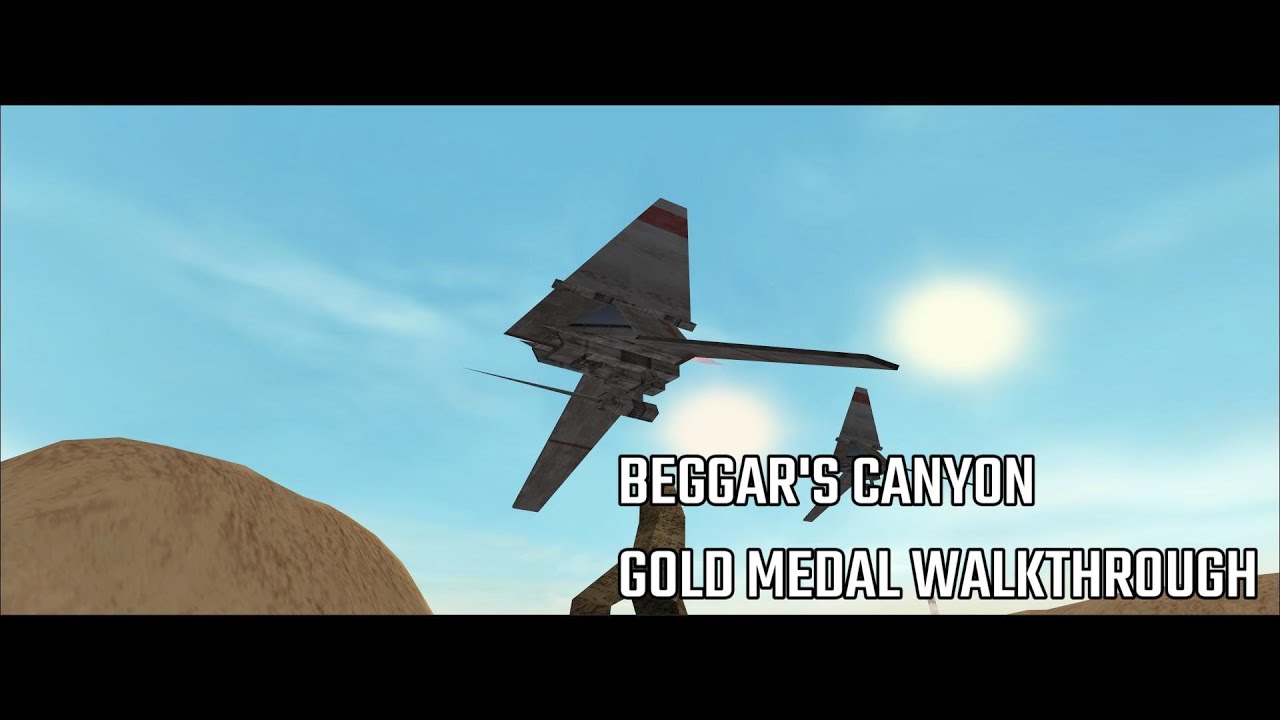 Star Wars: Rogue Squadron (PC/N64) - [Gold Medal] - [No Deaths] - Beggar's Canyon
