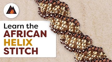 ⭐How to Create An African Helix Stitch