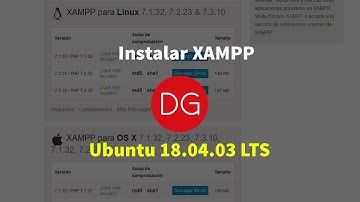 Instalar XAMPP - Ubuntu 18.04.03 LTS - DG - 2019