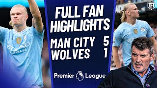 Haaland IS SCARY! Keane MUDDED! Manchester City 5-1 Wolves Highlights screenshot 1