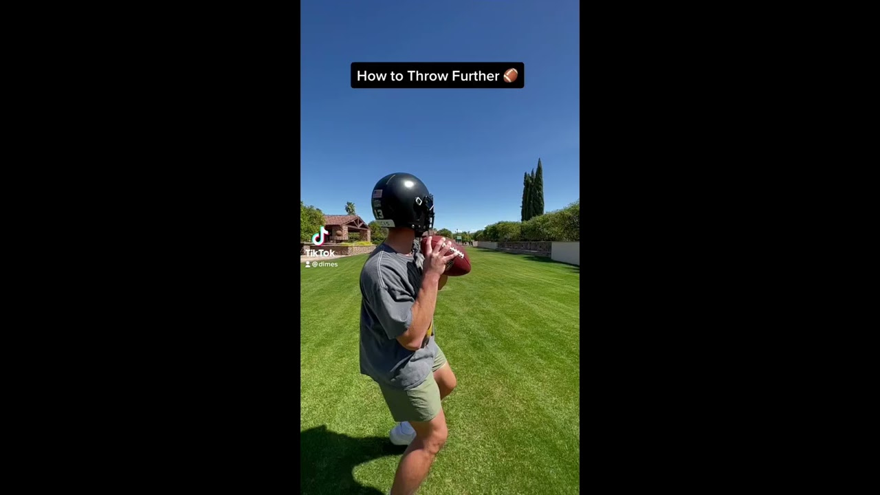 HOW TO THROW A FOOTBALL FURTHER 