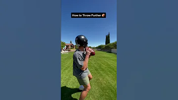 HOW TO THROW A FOOTBALL FURTHER 