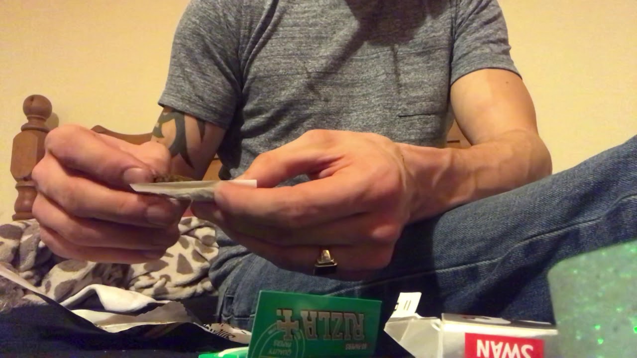 ASMR rolling cigarettes and smoking calm relaxing noises