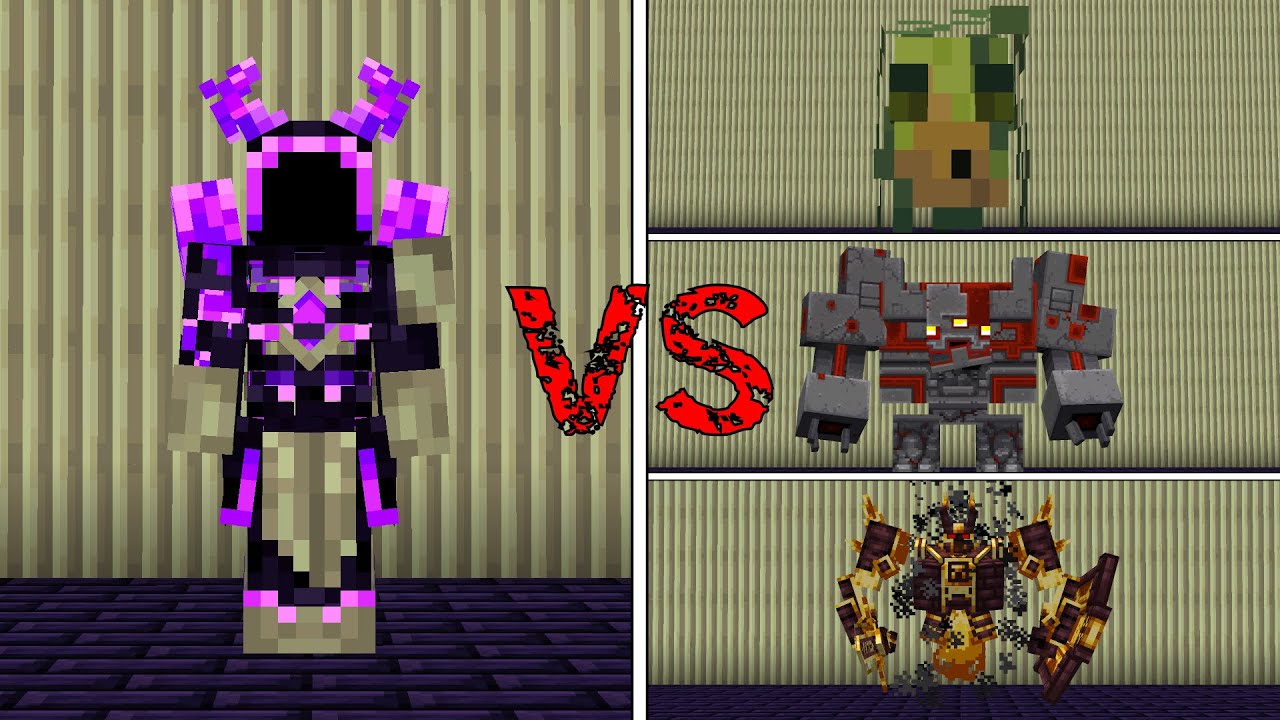 The Nightwarden (no Lifesteal) vs. Strong Bosses | Part 1 | Minecraft Mob Battle 52a