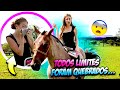 Fui Longe Demais!! DESAFIO da MAKE EM CIMA DO CAVALO! Passei de todos os limites... 🐎 🤣