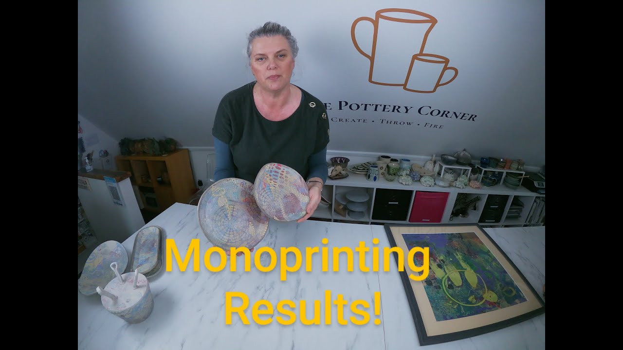 Совет по керамике: как появились изделия с монопринтом? Видео/урок по керамике (часть 3)