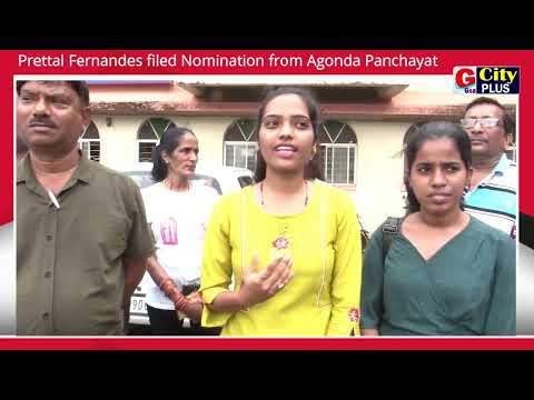 Prettal Fernandes filed Nomination from Agonda Panchayat