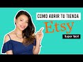 Cómo abrir tu tienda ETSY paso a paso y super fácil - Vania Lezama