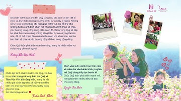 Những lời chúc đáng yêu từ những người bạn đồng hành của Quỹ Vì Tầm Vóc Việt nhân dịp 10 năm