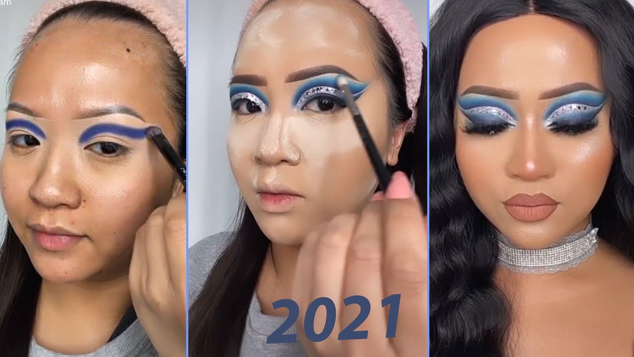 Best makeup tutorials full face 2021|makeup transformations 2021|makeup hacks compilation