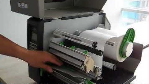 Midrange Repair & Parts Presents loading media on the TSC TTP-268M thermal printer