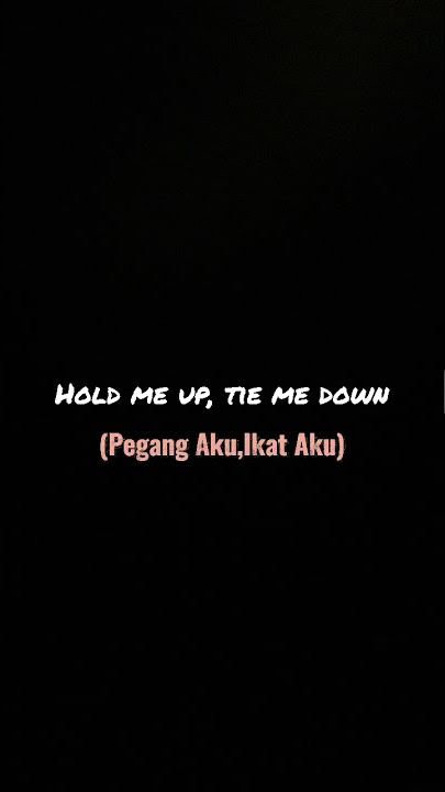 (CCP)🎶Mentahan Overlay Lirik lagu Dan Terjemahan 30 detik🎶| Tie Me down 30 detik