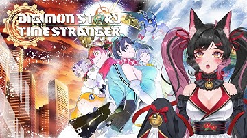 【DIGIMON STORY: TIME STRANGER】A New Hero has arrived! THE EGG THIEF! 🥚✨  | VTuber Yumeko Ghost Cat