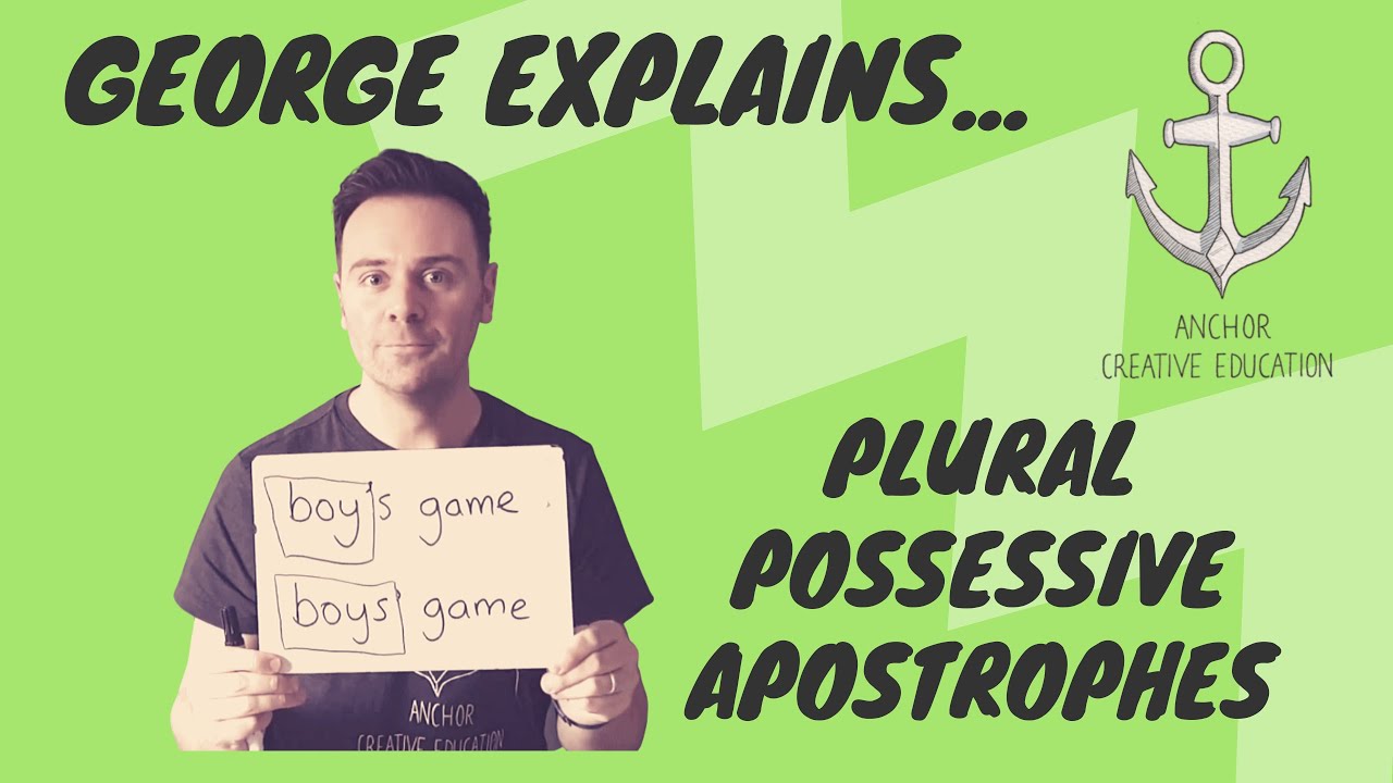 George Explains Plural Possessive Apostrophes YouTube