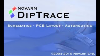 Знакомство с программой Schematic для рисования электрических схем из пакета DipTrace.