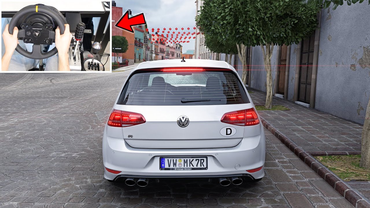 Forza Horizon 5 Volkswagen Golf R (Steering Wheel w/ Clutch + Shifter) Gameplay YouTube