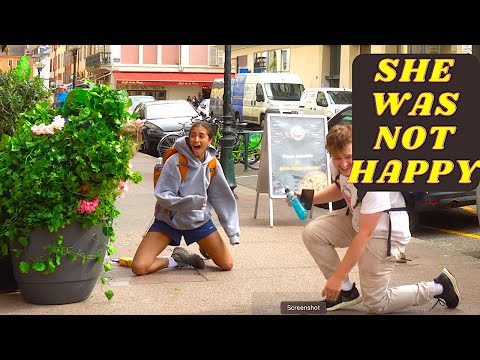 EPIC REACTIONS. (SHE HAD NO IDEA I WAS THERE).BUSHMAN PRANK