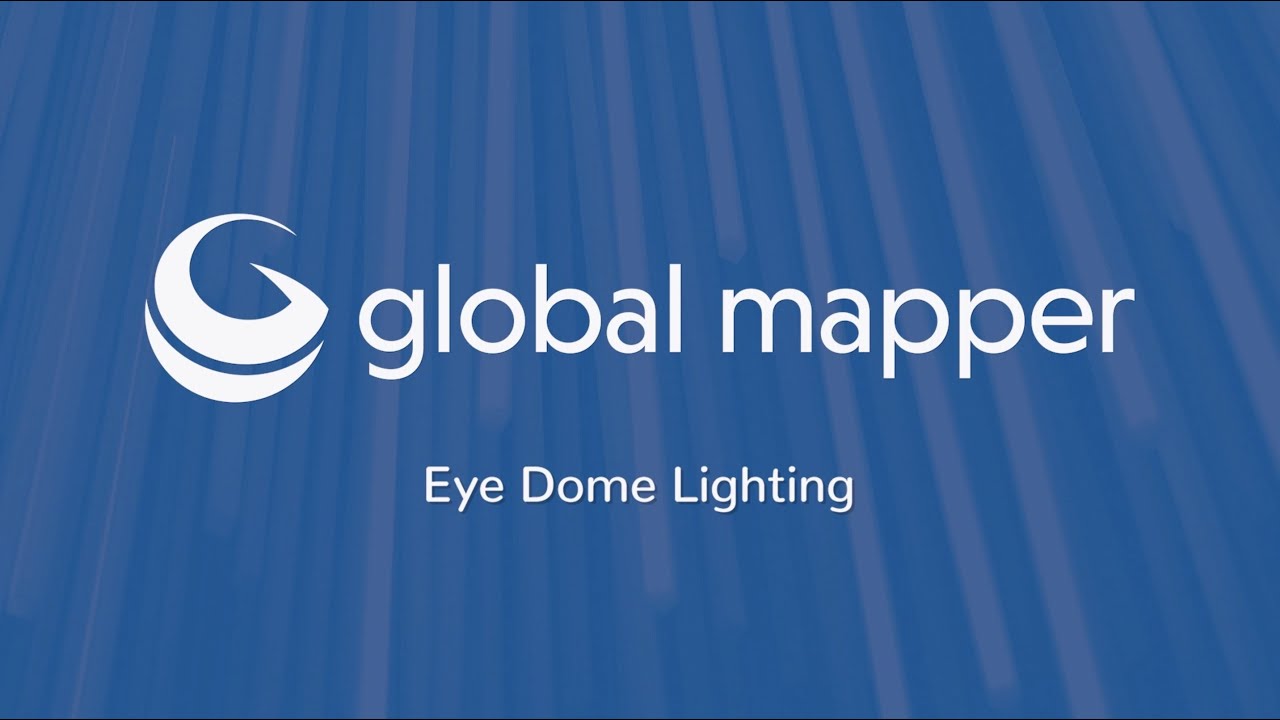 Eye Dome Lighting in Global Mapper - YouTube