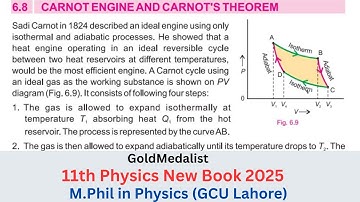 Carnot Engine And Carnot Theorem | 11th Class Physics New Book PECTAA | Unit 6 Heat & Thermodynamics