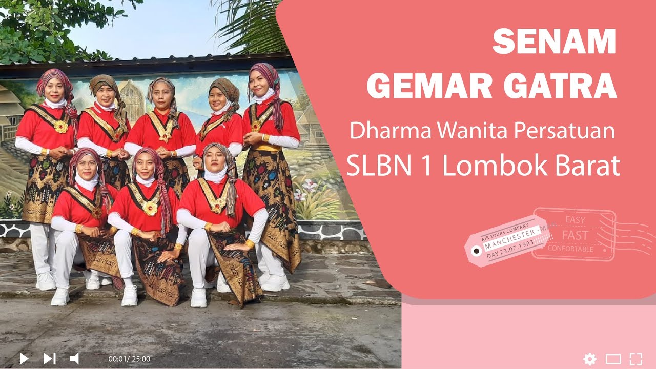LOMBA SENAM GEMAR GATRA DHARMA WANITA PERSATUAN SLBN 1 LOMBOK BARAT