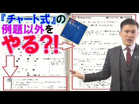 【数学】チャート式の「例題」以外はやるべきか？～エクササイズと練習【篠原好】