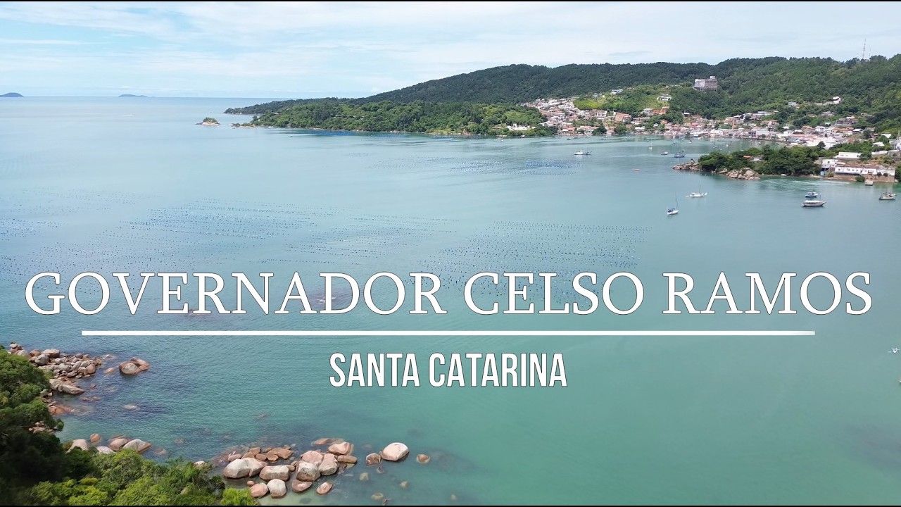 Governador Celso Ramos vista de cima | Drone 4K | Santa Catarina