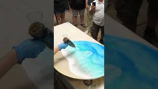 3 Simple Steps to Make an Ocean Table #shorts