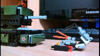 Лего танковый бой #1