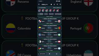 who to whach FIFA WORLD cup Live comment for link 🙏