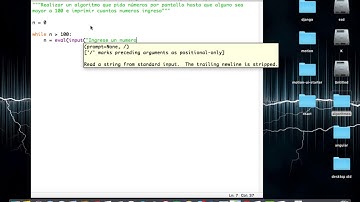Ejercicio 1: Estructura ciclo while en python