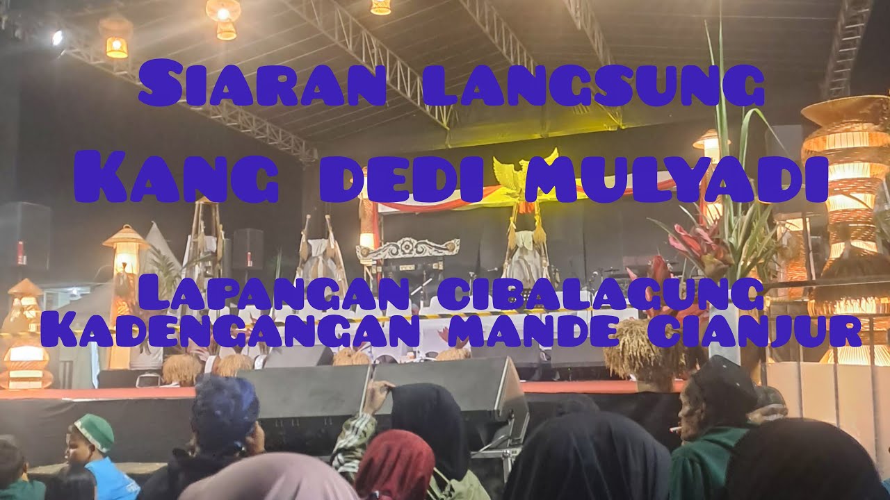 siaran langsung kang dedi || live di lapangan cibalagung kademangan mande cianjur
