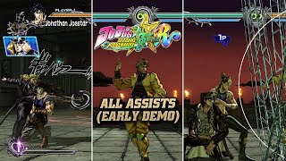 JoJo's Bizarre Adventure: All-Star Battle R DEMO - All Assist Animations