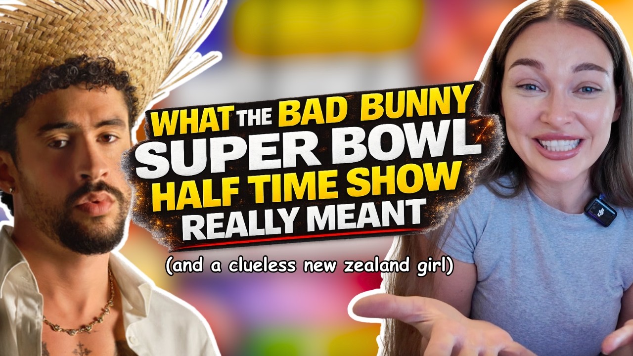 Clueless New Zealand Girl Reacts to Bad Bunny Super Bowl Halftime Show | What It Really Meant