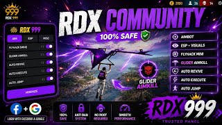 🚀 FREE FIRE GLIDER PANEL V6 | RDX 999 | NEW GLIDER PANEL | FREE FIRE OB54 UPDATE screenshot 2