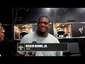 Kelvin Banks Jr. on having starting unit healthy, Spencer Rattler | New Orleans Saints