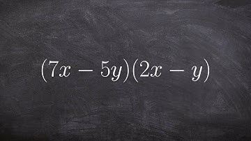 How to Multiply Polynomials Using the Foil Face - Math Tutorial