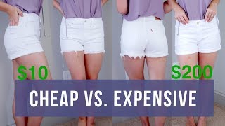 The BEST White Denim Shorts: Cheap vs Expensive | Milabu