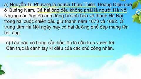 Luyện từ và câu lớp 4 Tuần 26 - Luyện tập về câu kể Ai là gì?