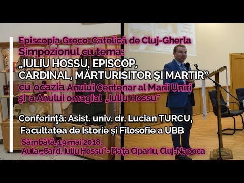 Conferinţa Asist Univ Dr Lucian Turcu Simpozionul Omagial