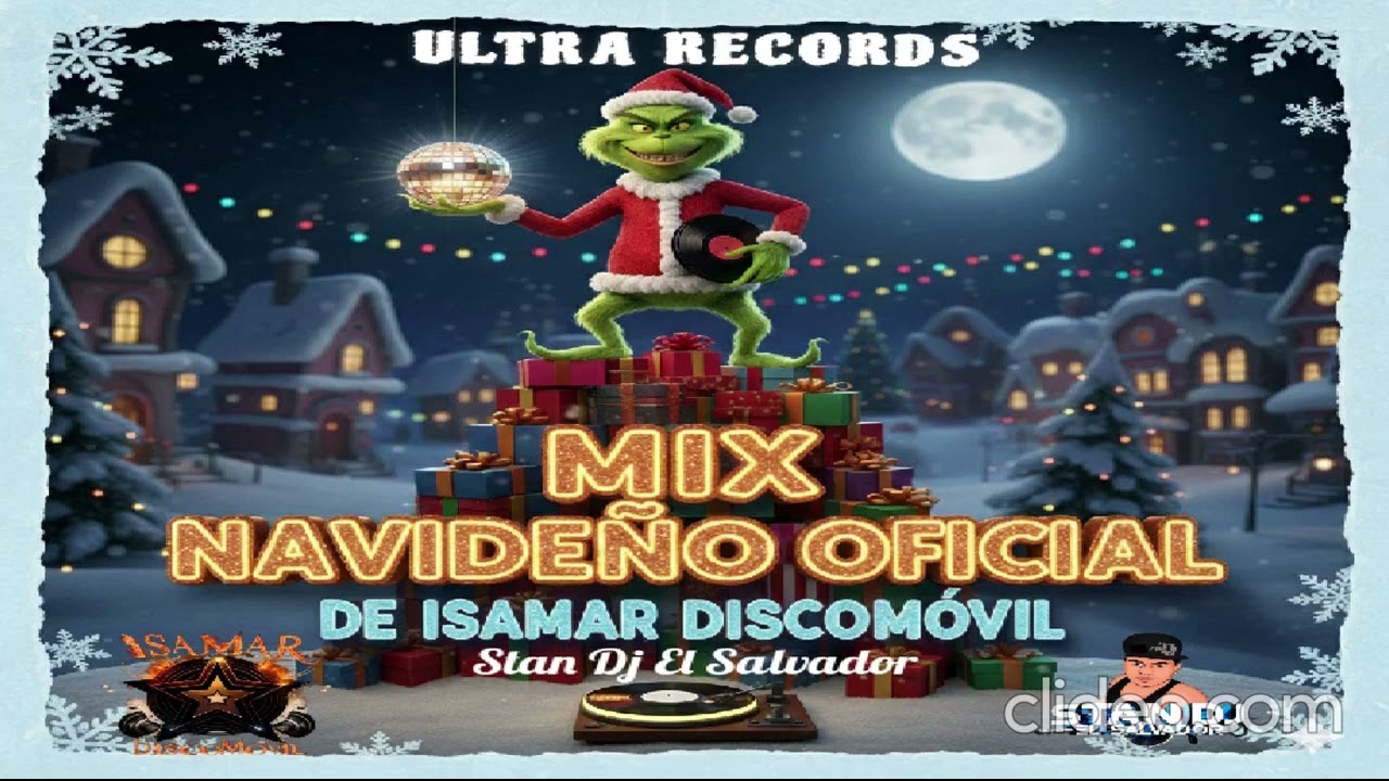 Mix Navideño Oficial De Isamar Discomovil Ultra Records Stan Dj El Salvador