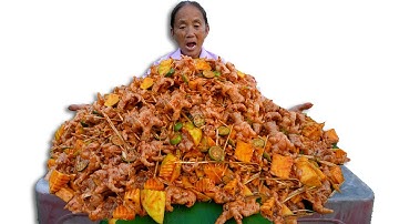 Bà Tân Vlog - Lần Đầu Làm Mâm Chân Gà Rút Xương Sốt Thái Khổng Lồ Đãi Cả Làng