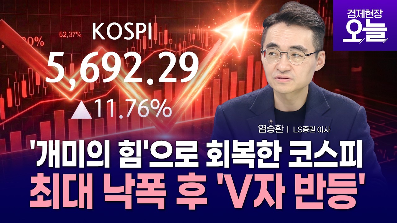 [이슈체크] 역대 최대 낙폭 후 'V자 반등' 성공…개인이 1조8천억 샀다